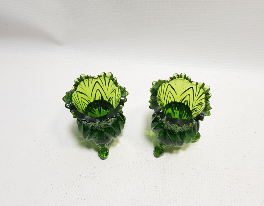 KABARTMA İŞÇİLİKLİ RENKLİ KRİSTAL CAM ANTİKA DONDURMALIK