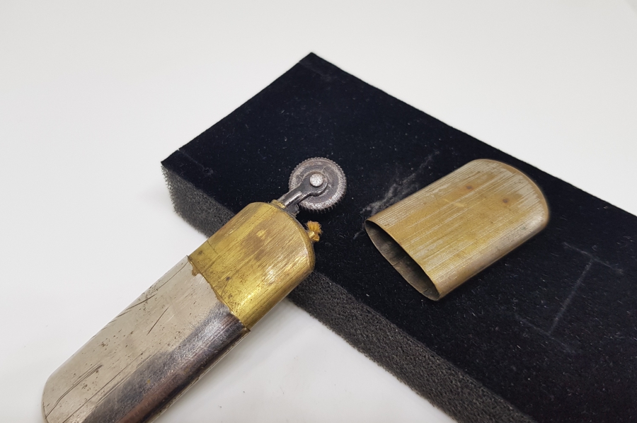 OSMANLI DÖNEMİ NADİR EL YAPIMI SUBAY ÇAKMAĞI