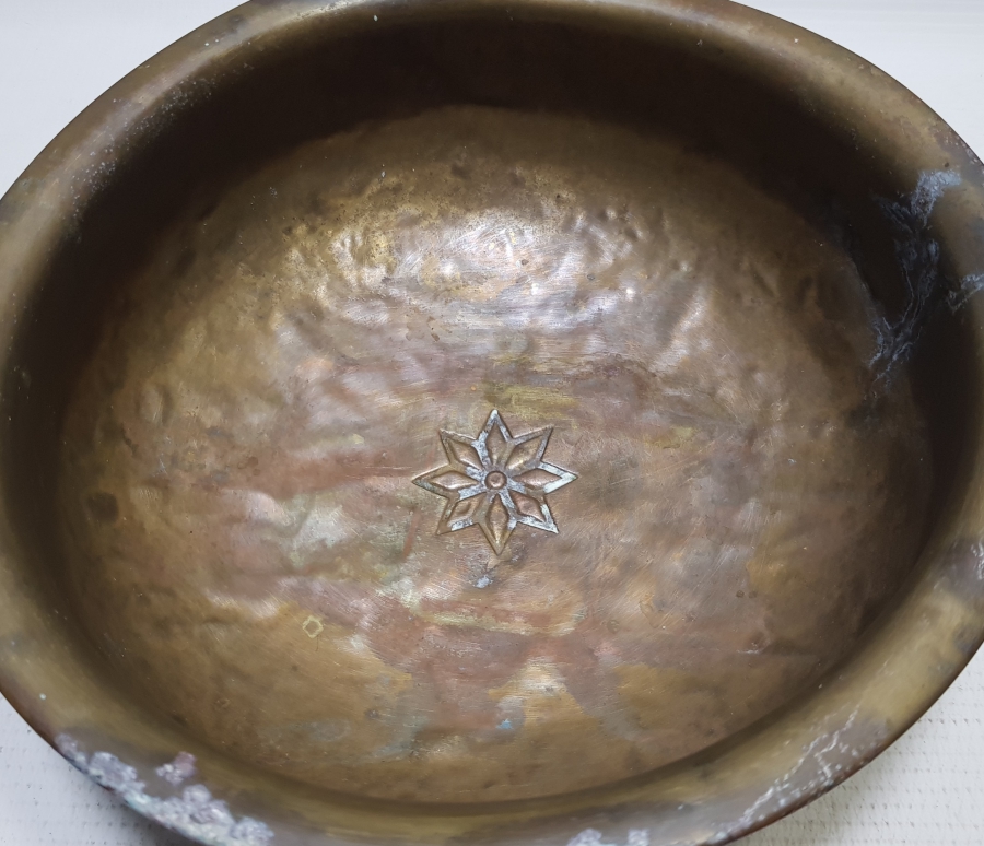 ÜZERİ OSMANLI YILDIZLI OSMANLI DÖNEMİ HAMAM TASI