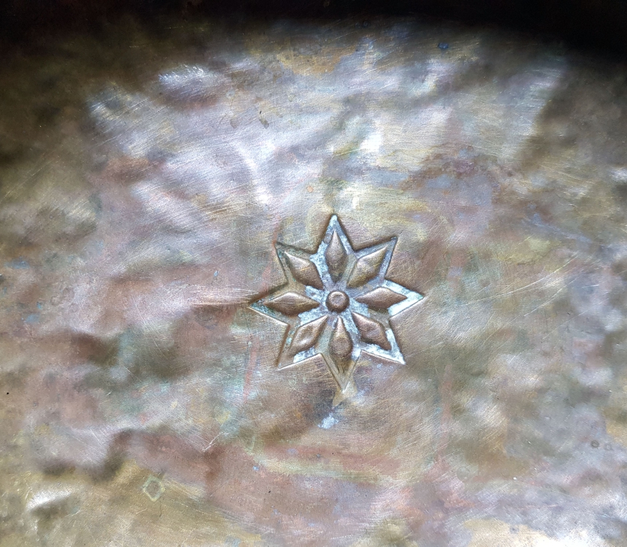 ÜZERİ OSMANLI YILDIZLI OSMANLI DÖNEMİ HAMAM TASI