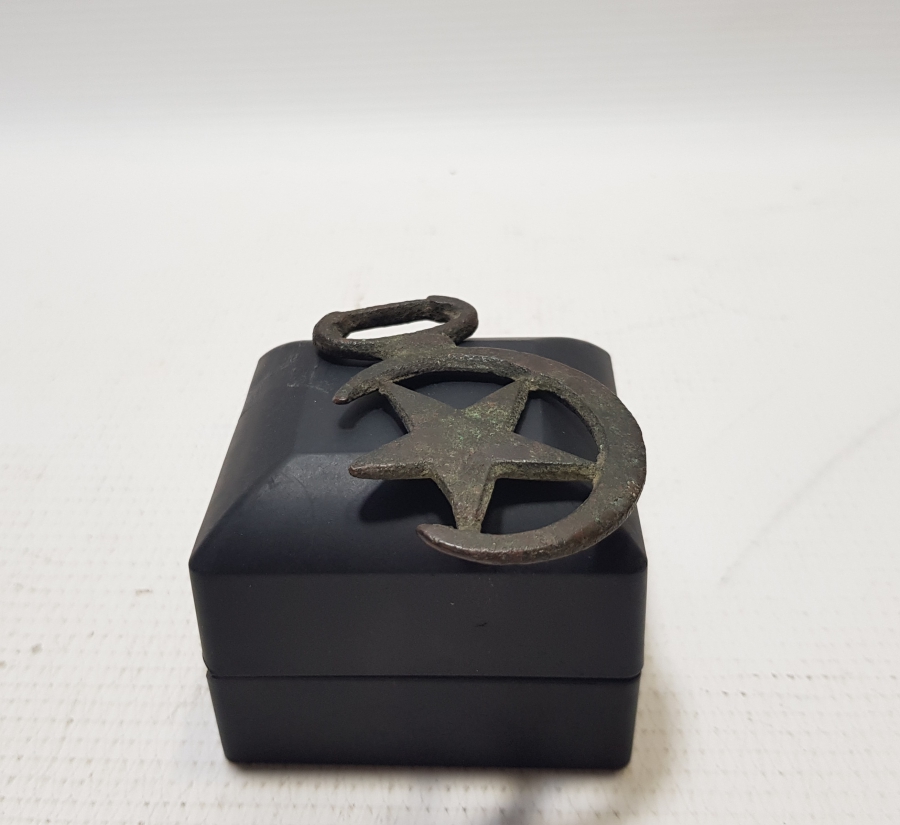 1.DÜNYA SAVAŞI DÖNEMİ AY YILDIZLI SÜVARİ AT GEMİ PARÇASI