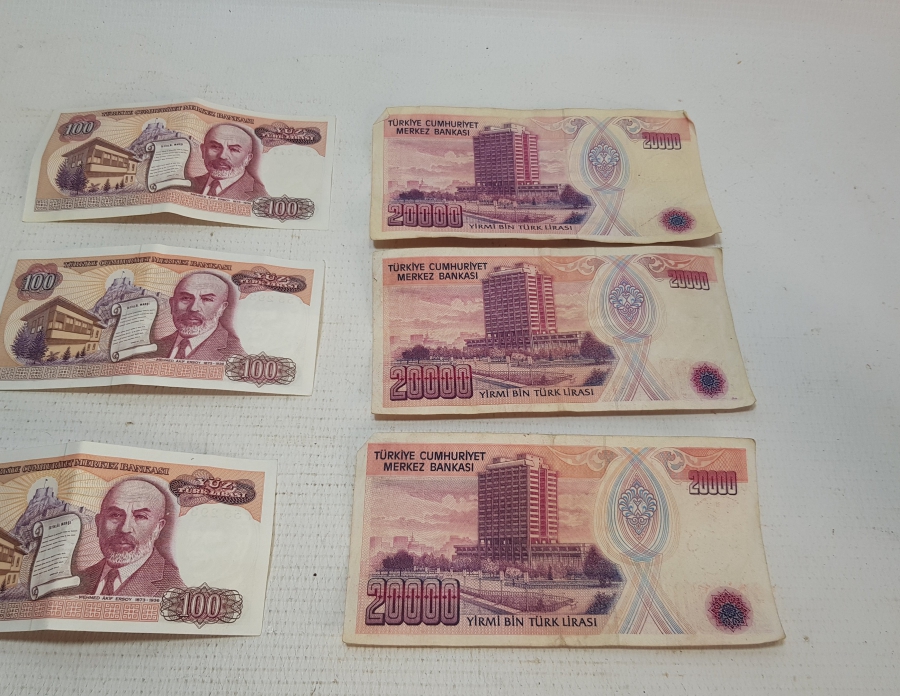 ANTİKA KAĞIT PARA LOTU