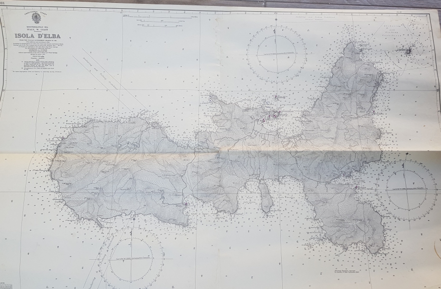 BÜYÜK BOY HAVACILIKLA İLGİLİ İTALYAN HARİTA