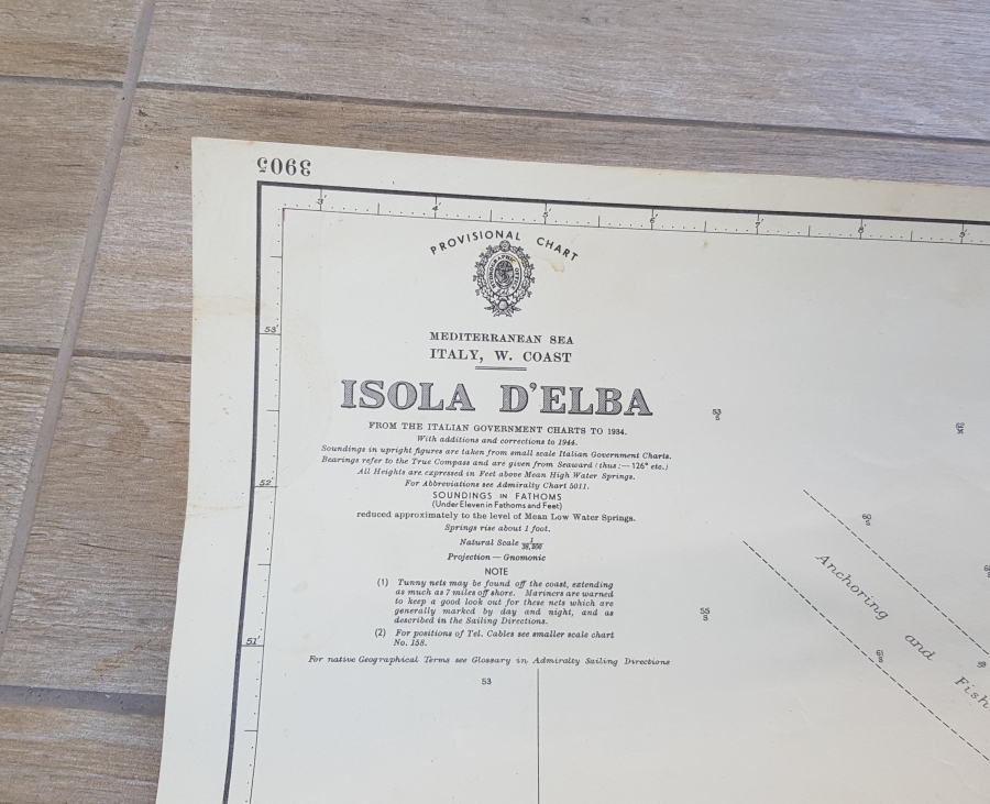 BÜYÜK BOY HAVACILIKLA İLGİLİ İTALYAN HARİTA