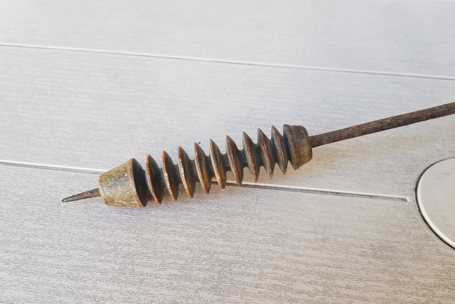 GERGEDAN BOYNUZU SAPLI ÇOK NADİR OSMANLI DÖNEMİ RUFAİ ŞİŞ