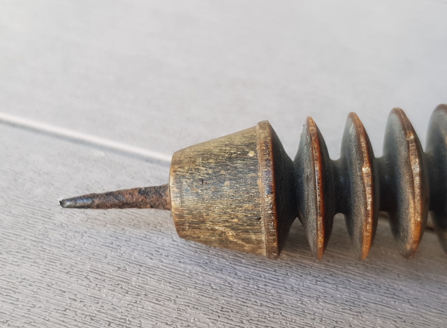 GERGEDAN BOYNUZU SAPLI ÇOK NADİR OSMANLI DÖNEMİ RUFAİ ŞİŞ