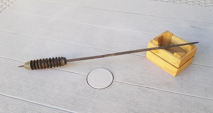 GERGEDAN BOYNUZU SAPLI ÇOK NADİR OSMANLI DÖNEMİ RUFAİ ŞİŞ