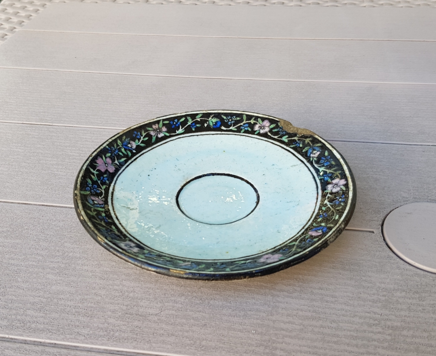 1700 BAŞLARI NADİR İZNİK ÇİNİ TABAK