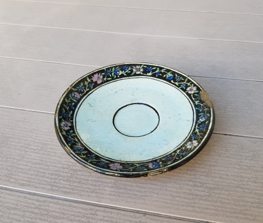 1700 BAŞLARI NADİR İZNİK ÇİNİ TABAK