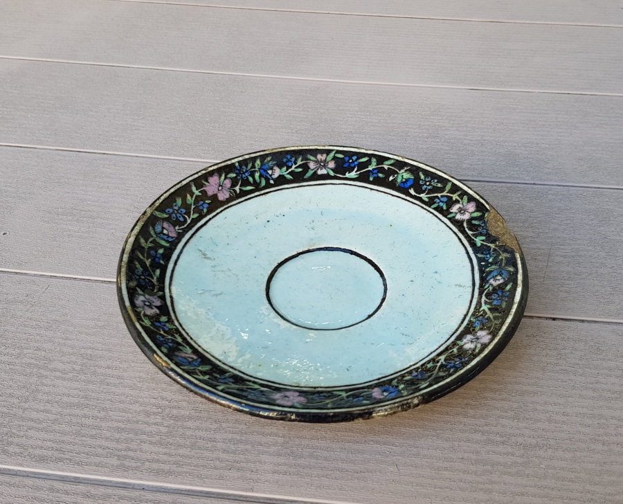 1700 BAŞLARI NADİR İZNİK ÇİNİ TABAK