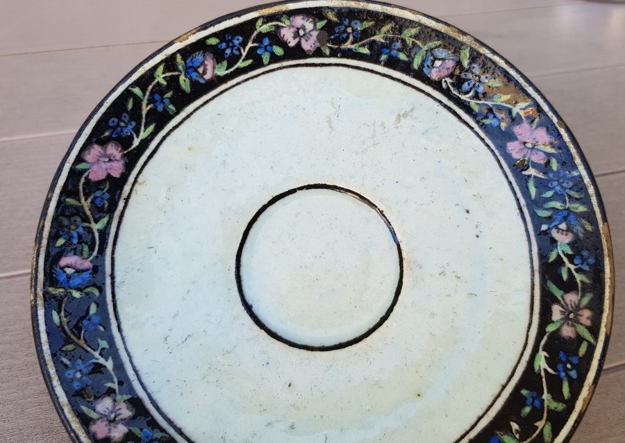 1700 BAŞLARI NADİR İZNİK ÇİNİ TABAK