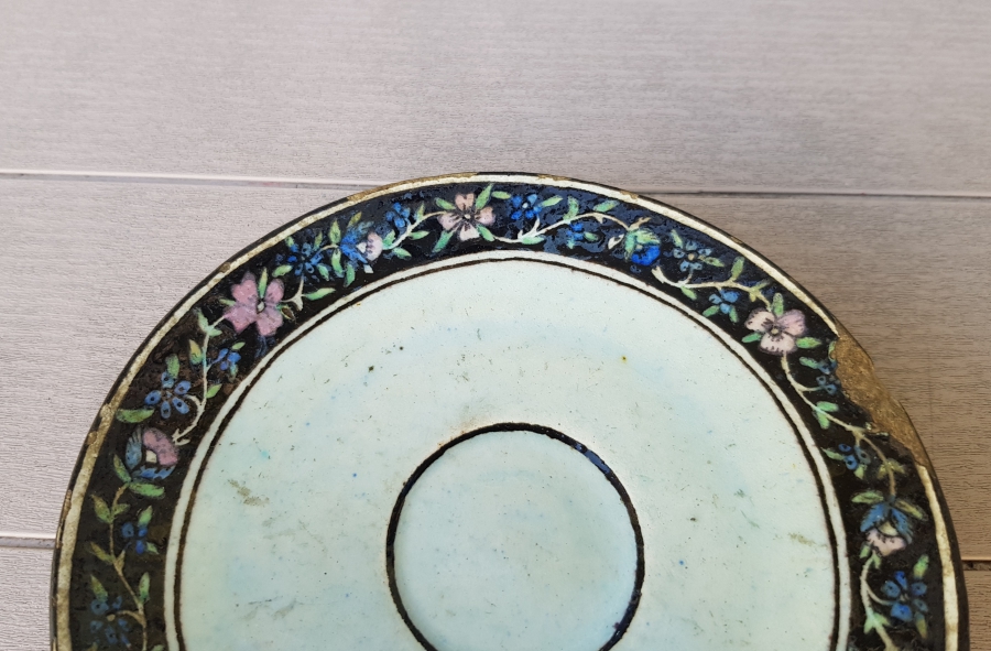 1700 BAŞLARI NADİR İZNİK ÇİNİ TABAK