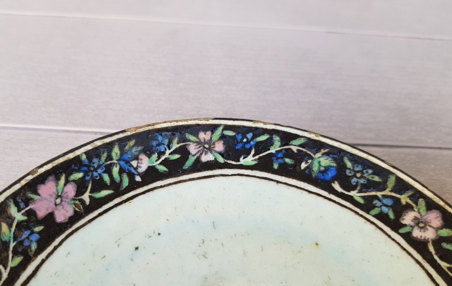 1700 BAŞLARI NADİR İZNİK ÇİNİ TABAK