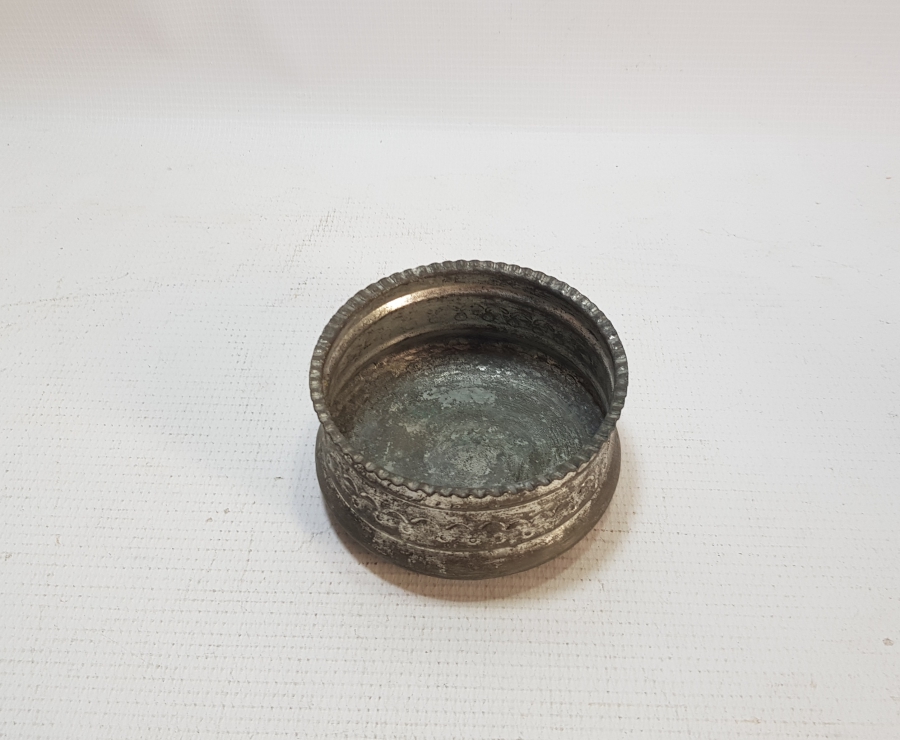 ÜZERİ İŞLEMELİ OSMANLI DÖNEMİ BAKIR MAYALIK