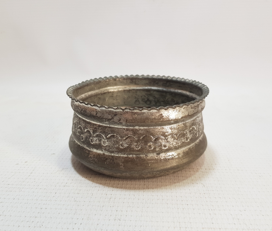 ÜZERİ İŞLEMELİ OSMANLI DÖNEMİ BAKIR MAYALIK