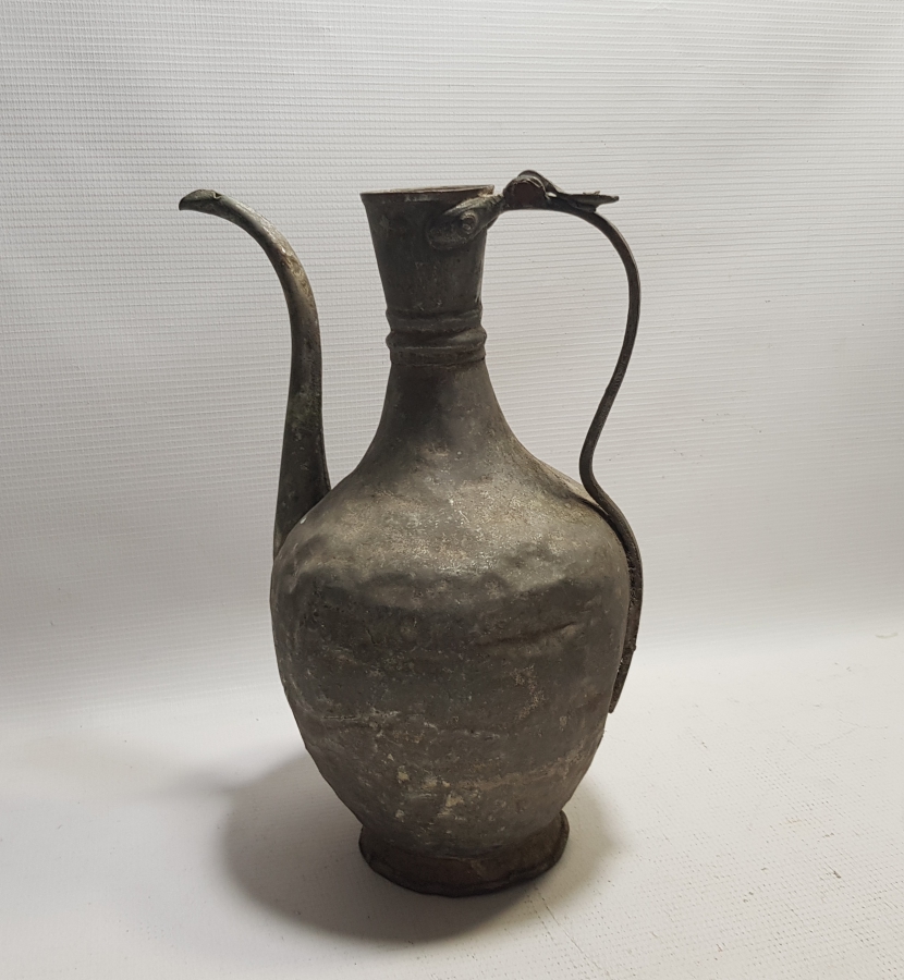 OSMANLI DÖNEMİ EL YAPIMI BAKIR İBRİK