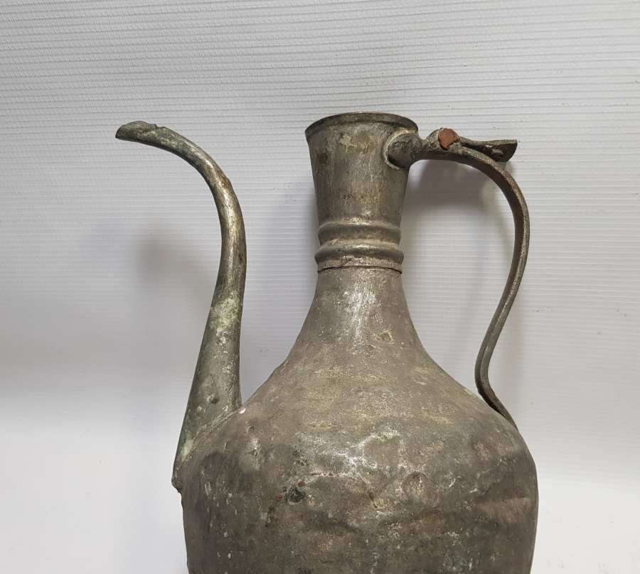 OSMANLI DÖNEMİ EL YAPIMI BAKIR İBRİK