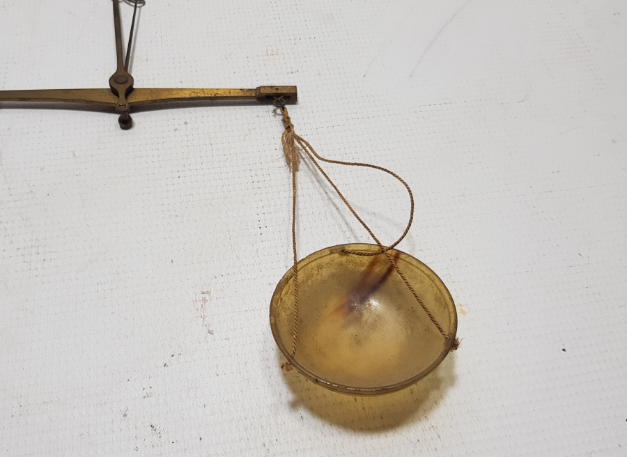 BOYNUZ KEFELİ OSMANLI DÖNEMİ NADİR BAHARAT TERAZİSİ