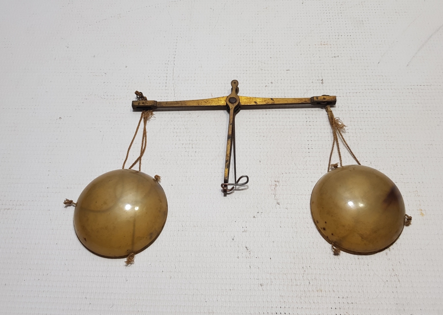 BOYNUZ KEFELİ OSMANLI DÖNEMİ NADİR BAHARAT TERAZİSİ