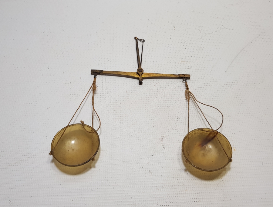 BOYNUZ KEFELİ OSMANLI DÖNEMİ NADİR BAHARAT TERAZİSİ