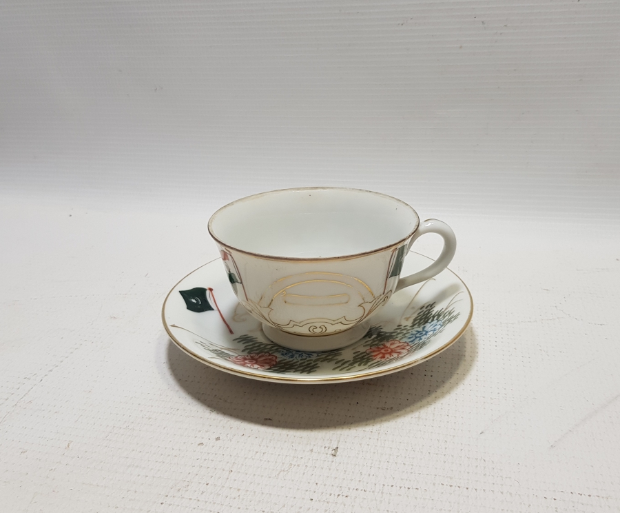 1947 YILI ÇOK NADİR TÜRKİYE'NİN HİNDİSTAN'I TANIMASI ANISINA YAPILMIŞ DOSTLUK SEMBOLÜ NADİR KAHVE FİNCANI