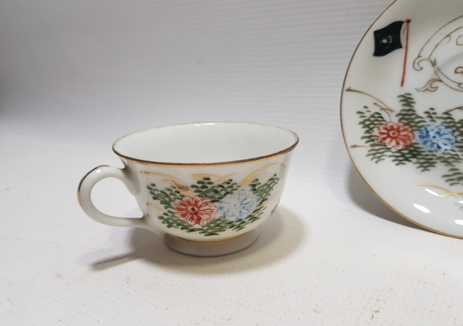 1947 YILI ÇOK NADİR TÜRKİYE'NİN HİNDİSTAN'I TANIMASI ANISINA YAPILMIŞ DOSTLUK SEMBOLÜ NADİR KAHVE FİNCANI