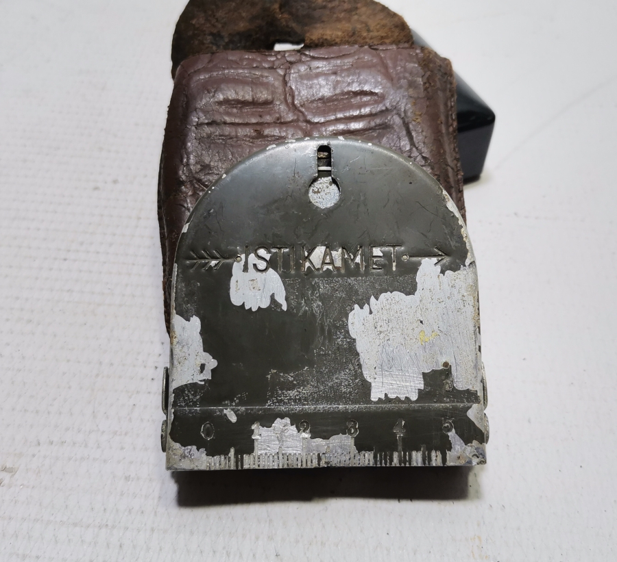 ORİJİNAL KABINDA ANTİKA ASKERİ PUSULA