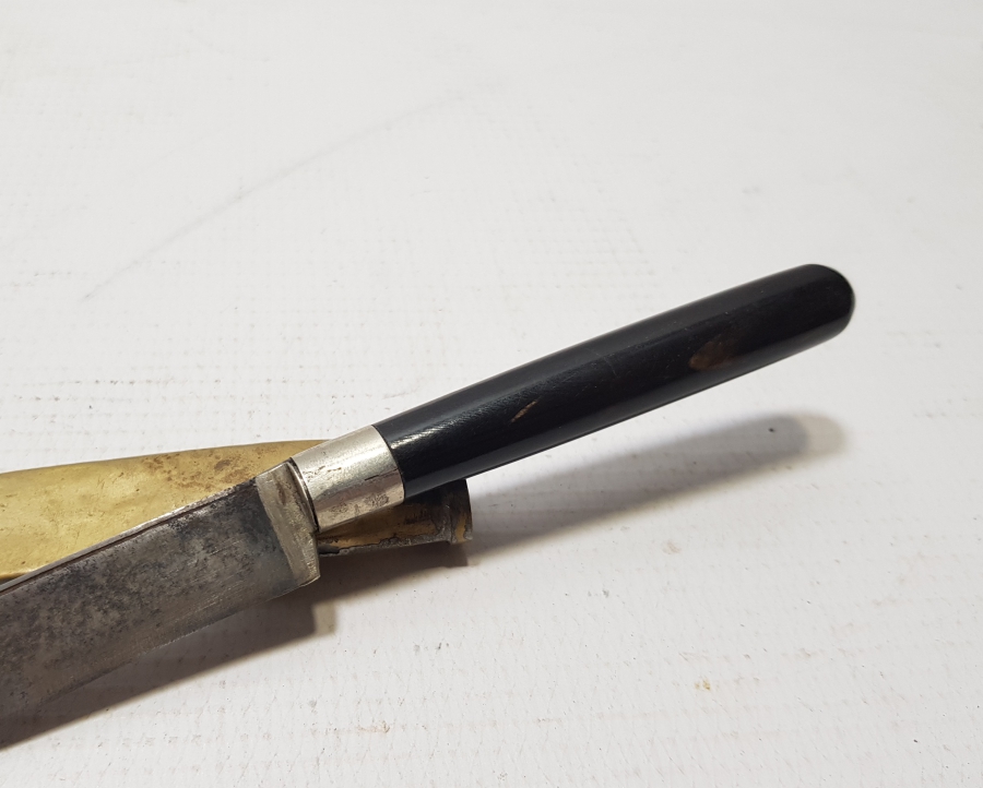 UCU YALMANLI ORİJİNAL KININDA OSMANLI DÖNEMİ BURSA İŞİ BİTİRİM - KABADAYI KAMASI