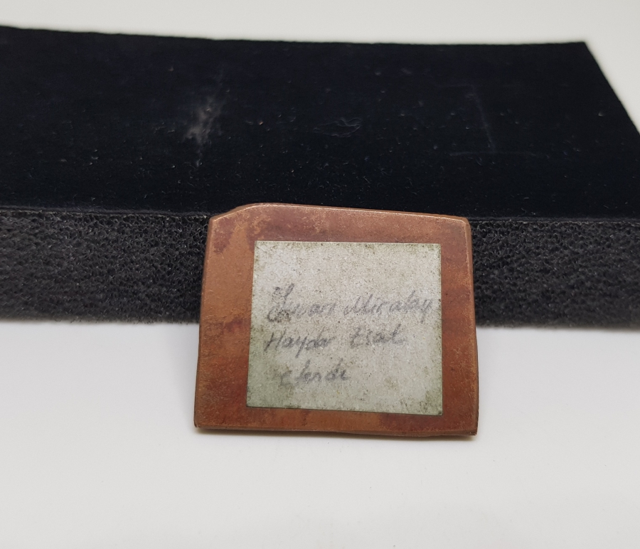 OSMANLI DÖNEMİ ÇOK NADİR ÇANAKKALE KAHRAMANLARIMIZDAN SÜVARİ MİRALAYI HAYDAR ESAT EFENDİ'E AİT ÇOK NADİR KARTVİZİT KLİŞESİ