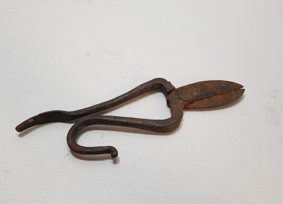 OSMANLI DÖNEMİ EL YAPIMI KUYUMCU MAKASI