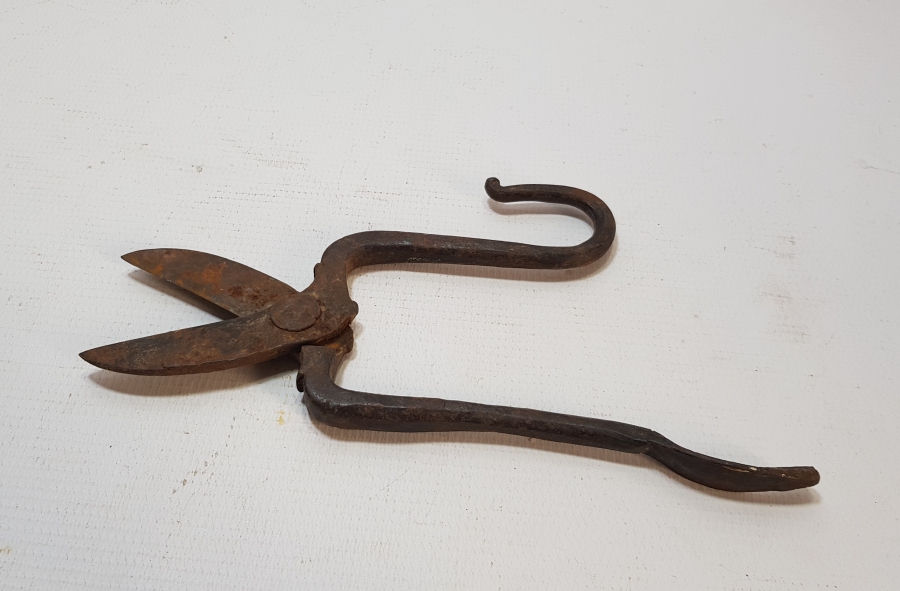 OSMANLI DÖNEMİ EL YAPIMI KUYUMCU MAKASI