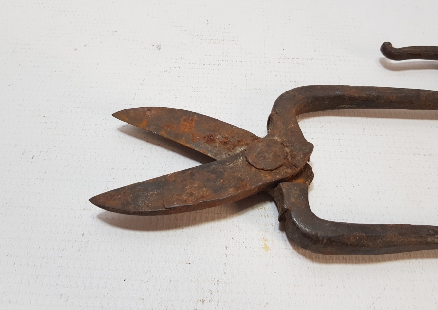 OSMANLI DÖNEMİ EL YAPIMI KUYUMCU MAKASI