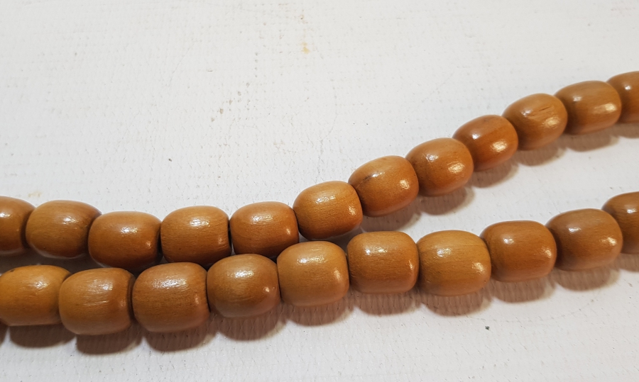 EL YAPIMI ANTİKA AHŞAP TESPİH