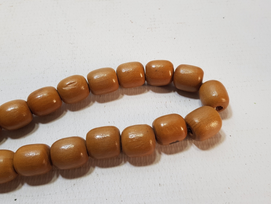 EL YAPIMI ANTİKA AHŞAP TESPİH