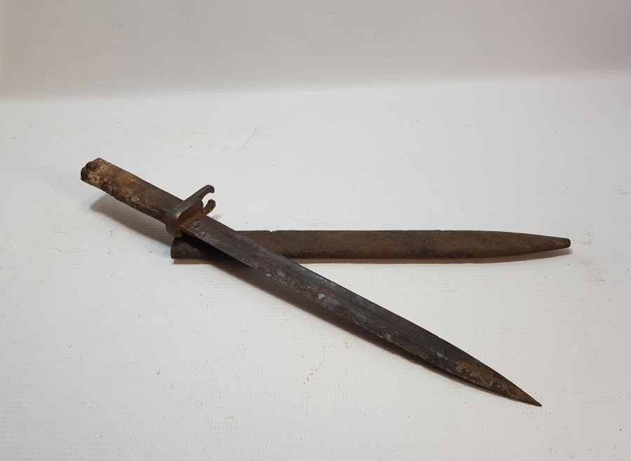 1. DÜNYA SAVAŞI DÖNEMİ ORİJİNAL KININDA ERSATZ OSMANLI SUBAY SÜNGÜSÜ