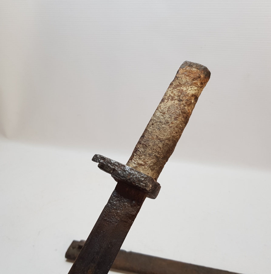 1. DÜNYA SAVAŞI DÖNEMİ ORİJİNAL KININDA ERSATZ OSMANLI SUBAY SÜNGÜSÜ