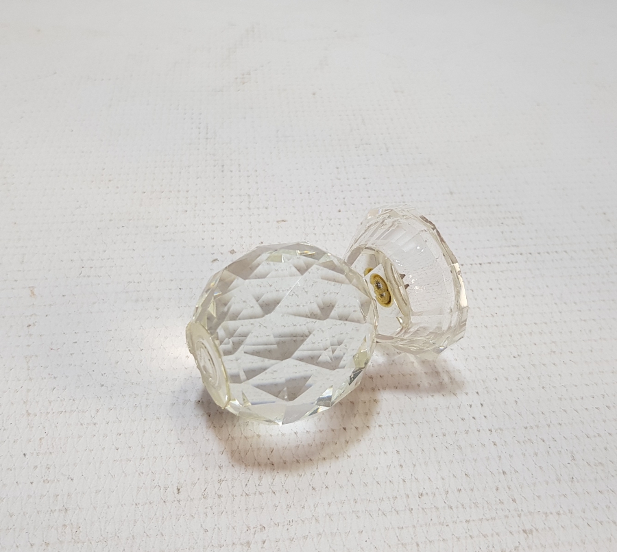 KRİSTAL KESME İŞÇİLİKLİ ANTİKA DEKORATİF MUMLUK