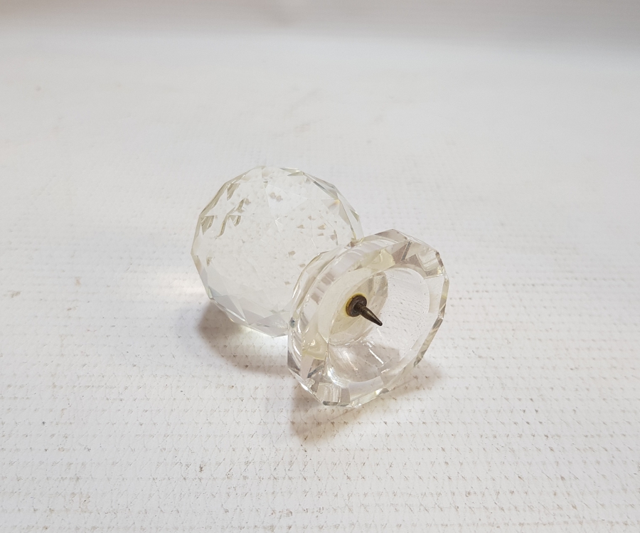 KRİSTAL KESME İŞÇİLİKLİ ANTİKA DEKORATİF MUMLUK