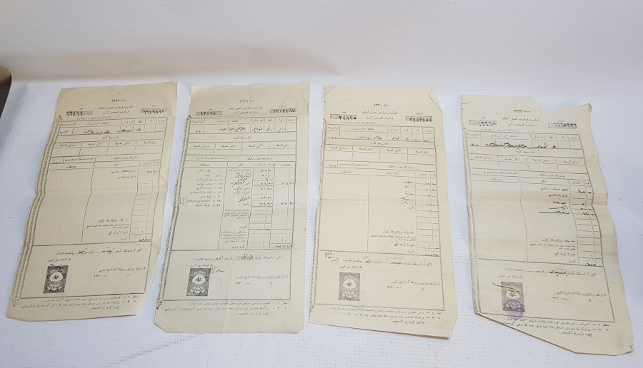 OSMANLI DÖNEMİ MAKBUZ LOTU