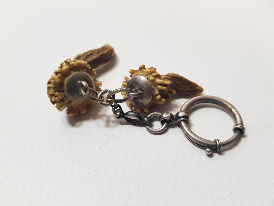 ANTİKA GÜMÜŞ AVCI ANAHTARLIĞI