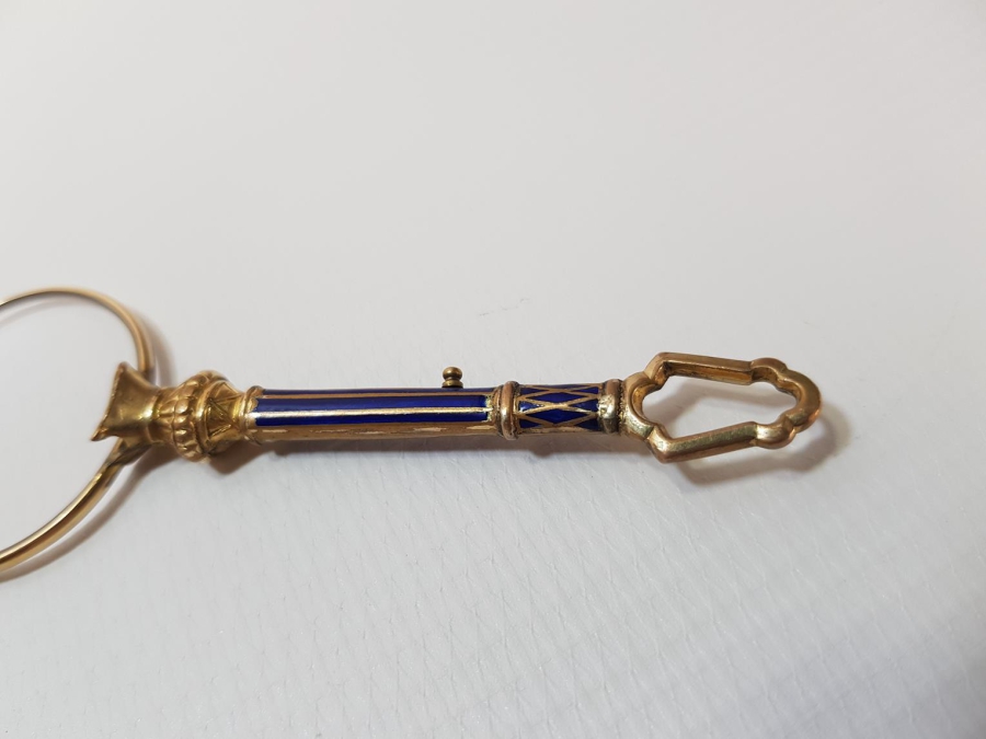 OSMANLI DÖNEMİ MİNELİ VE ALTIN KAPLAMA OKUMA GÖZLÜĞÜ - OPERA GÖZLÜĞÜ