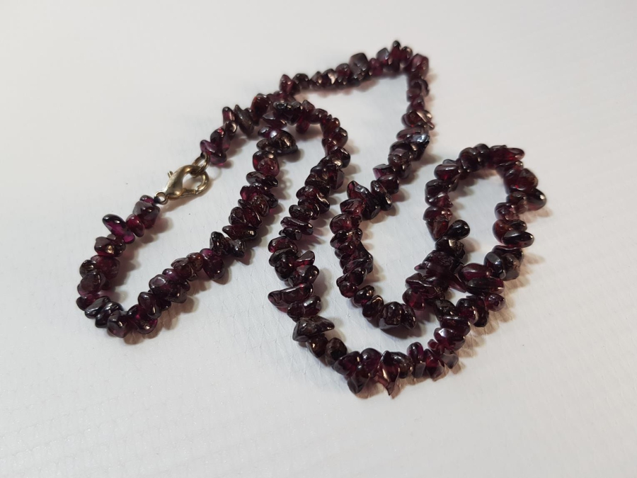 ANTİKA LAL TAŞI GERDANLIK