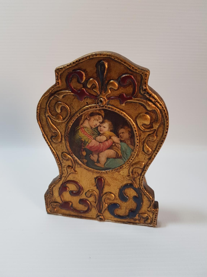 ANTİKA AHŞAP İKONA