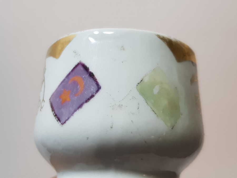 OSMANLI DÖNEMİ MEŞRUTİYET BAYRAKLI KUZNETSOV KAHVE FİNCANI