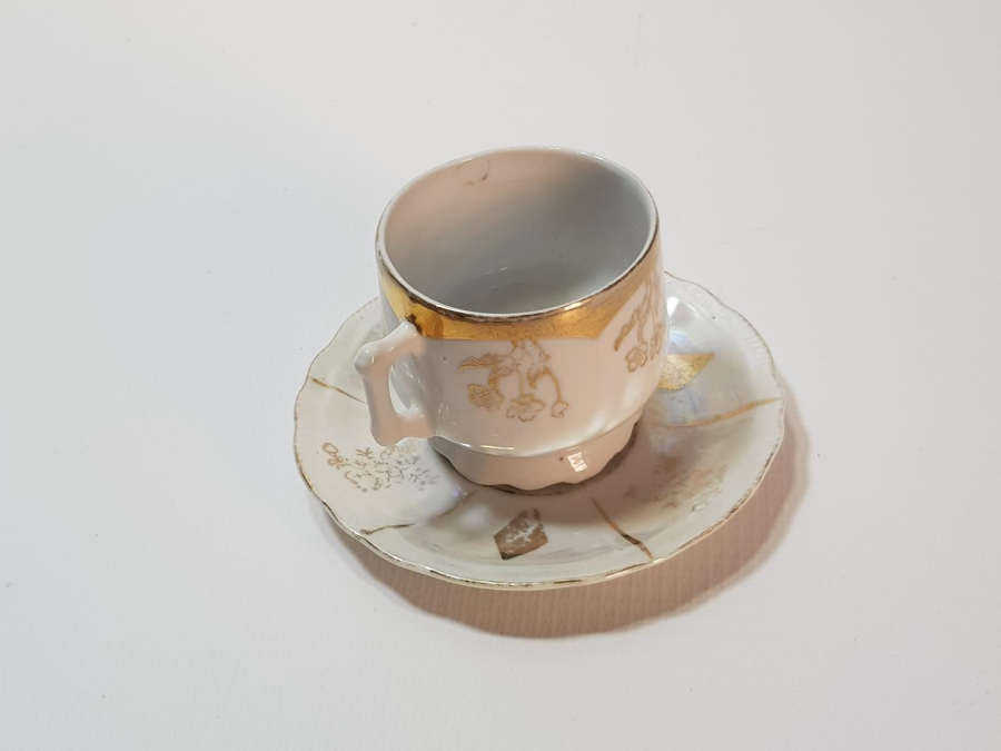 OSMANLI DÖNEMİ MEŞRUTİYET BAYRAKLI KUZNETSOV KAHVE FİNCANI