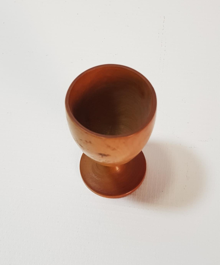 OSMANLICA MARAŞ YAZILI AHŞAP ZEMZEM KADEHİ