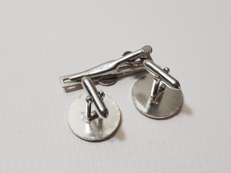 SWANK MARKA KOL DÜĞMESİ KRAVAT İĞNESİ