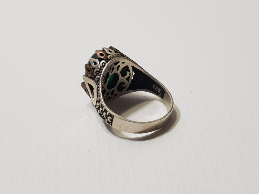 YEŞİM TAŞLI GÜMÜŞ YÜZÜK