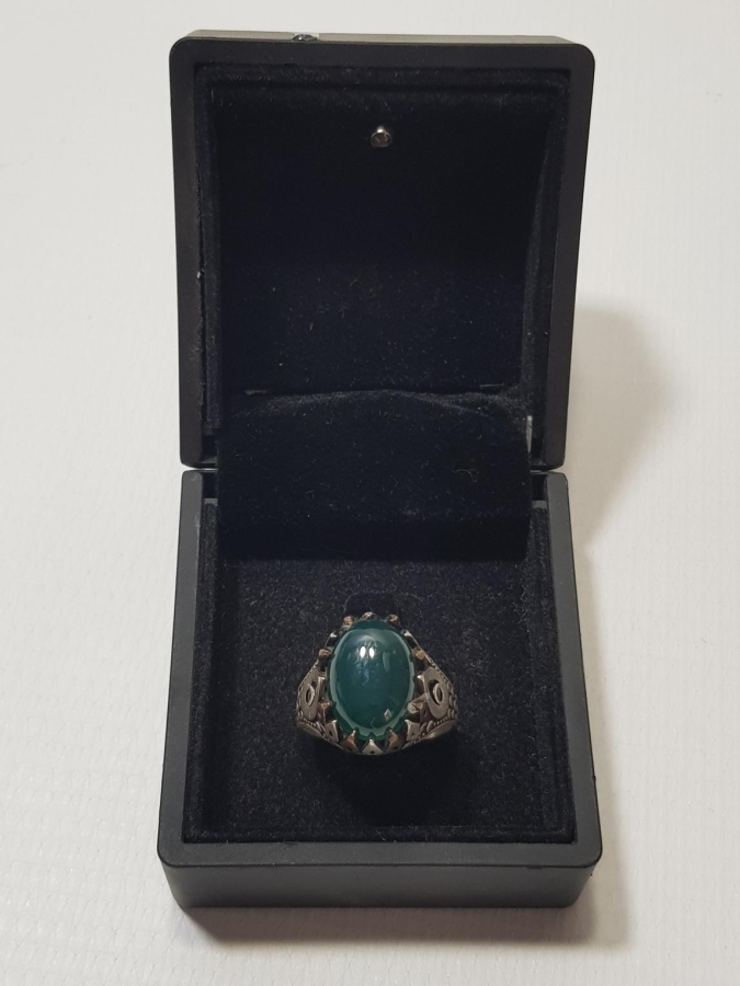 YEŞİM TAŞLI GÜMÜŞ YÜZÜK