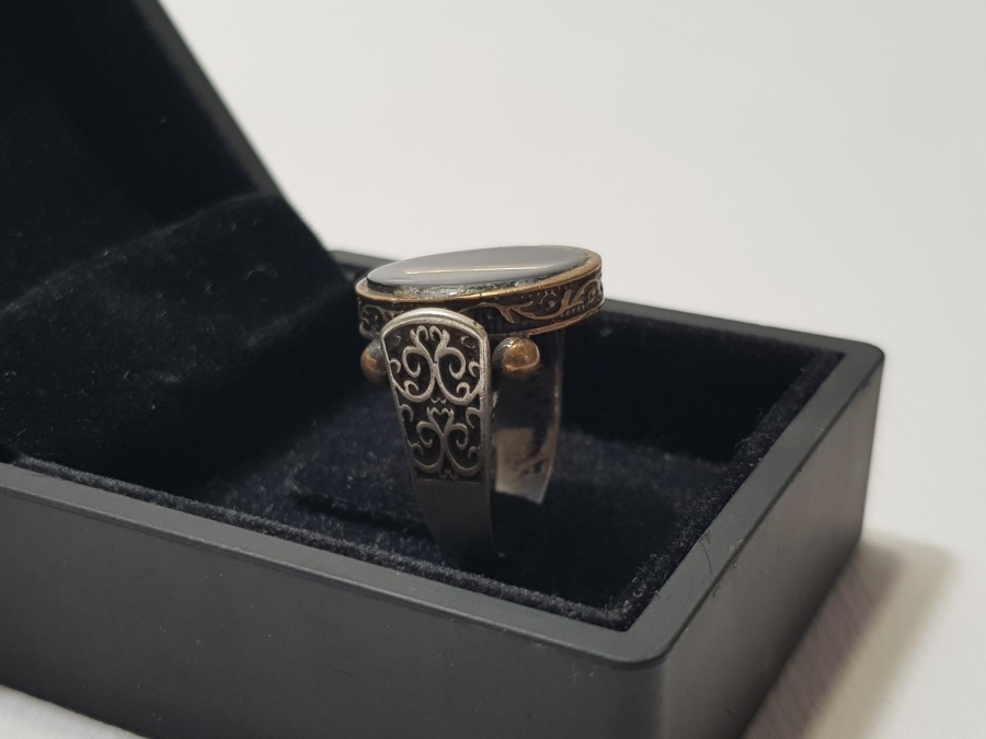 ELİF TEMALI GÜMÜŞ YÜZÜK